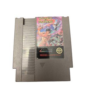Wizards &‎ Warriors Original Genuine Cartridge Cart Only NES Nintendo Tested